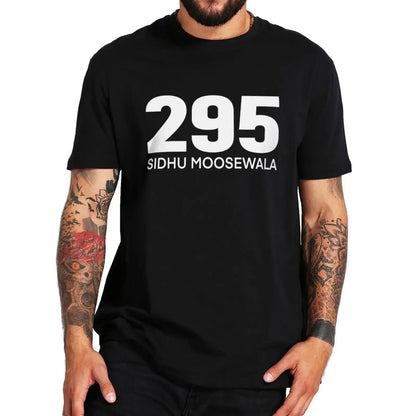 harajuku fashion graphic Streetwear T-Shirt 295 Sidhu Moosewala T Shirt RIP deep Singh  Indian Rapper Hip Hop Singer Tshirts